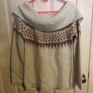 Womens Maurices Off-the-Shoulder Sweater Size S